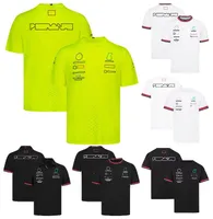 2022 F1 드라이버 티셔츠 포뮬러 1 팀 티셔츠 레이싱 팬 통기 가능한 폴로 셔츠 여름 남자 패션 캐주얼 라펠 티셔츠 사용자 정의 가능