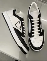 Leather Sneakers Shoes Men 'S Rubber Triangle Skateboard Luxurious Brands Comfort Casual Walking Hotselling Prax 1 District Eu38-46 Box