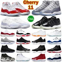 Jumpman 11 zapatos de baloncesto hombres 11s Cherry Cool Grey Concord Bred Jubilee 25 Aniversario Bajo 72-10 Pure Violet Citrus Mensaje al aire libre