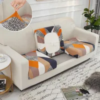 Chair Covers Printed Sofa Cushion Cover 1 2 3 4 SeaterElastic For Living Room Corner Couch Stretch Elasticity Case Seat Slipcover