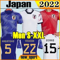 2022 Japonya Dünya Kupası Futbol Formaları Hayranları Versiyon Ev Mavi Karikatür Kaptan Tsubasa Özel Japon Honda Tsubasa Kamada Shibasaki 22 Erkek Özel Footb A87W#