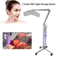 LED PDT 7 kleuren Bio-Light Therapy Blue Light Acne Therapy Six Typen voor gezichtshuid blekenverjonging aanscherping