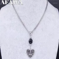 2020 Witchcraft Divination Cat Stainless Steel Necklaces for Women Silver Color Choker Necklace Jewelry cadenas mujer N3764S031236r