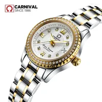Wristwatches Carnival Women Watches Top Ladies Automatic Mechanical Watch Sapphire Waterproof Relogio Feminino
