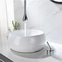 Hang Ceiling Faucet Bathroom Wall Mounted Water Drop Deign Taps Mixer Ceiling Basin Faucet Solid Brass Spout276V