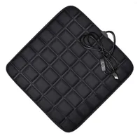 Car Seat Covers Heating Cushion With USB Cigarette Cable Electric Winter Warm Auto Pads Temperature Adjustable