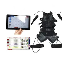 Factory price wireless xbody ems training machine with vest / electro muscle stimulation ems fitness suit