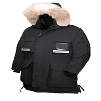 Canada Men Winter jacket designer Down Parka Homme Jassen Chaquetas Chaqueton Outerwear Wolf Fur Hooded Manteau Wyndham woolrich C273G