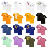 2021 F1 T-shirt Racing Fans Jersey Short-sleeved Formula 1 Team T-Shirts Quick Dry Tops Summer Men Outdoor Sports Shirt Tee Car Workwear