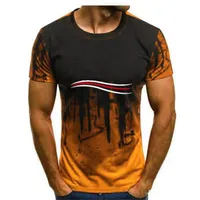 Casual T-shirt Mens Clothing Summer Designer Shirt Black White Orange Size S-6XL Cotton Blend Crew Neck Short Sleeve Cartoon Print200i