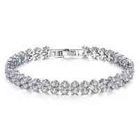 18 cm Zircon Bracelet Trendy snap jewelry Plating Bracelet for Women luxury designer jewelry women bracelets260u