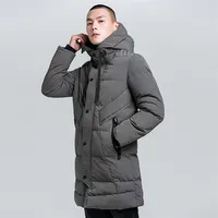 Winter Mens Parka Male Long Hooded Coats Jackets Casual Keep Warm Thicken Trench Big Size Windbreaker Outwear Black Parkas Men2440