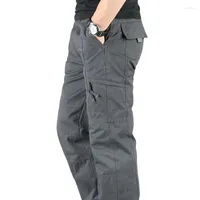 Men&#039;s Pants Men&#39;s Cotton Military Cargo Multi Pockets Casual Work Combat Baggy Joggers Long Trousers Male Army Camo