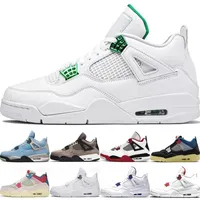 4s Men Basketball Shoes 4 White Oreo University Blue Fire Red Guava Ice What the Chaussures Mens Trainers Sports Sneaker Size 5 5 262d