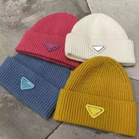 2022 Winter Caps Women&#039;s Skullies Beanies For Girl Wholesale Hat Female Unisex Cotton Solid Warm Soft Knitted Hats Men P122