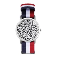 Wristwatches Grey Leopard Quartz Watch Animals Pattern Po Lady Wrist Sport Aesthetic Buy Wristwatch