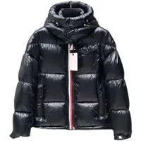 남성 재킷 디자이너 겨울 재킷 여자 파카스 남자 코트 코트 패션 다운 자켓 더운 가죽 지퍼 바람막이 두꺼운 따뜻한 코트 탑