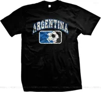Camisetas para hombres Argentina Soccer Ball National Country Orgullo Futbol Tops Anzuelo Camiseta de verano