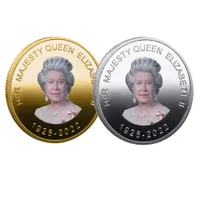 Koningin Elizabeth II nieuwe kunst herdenkingsmunten 1926-2022 Britse legende Her Majesty Challenge Coin