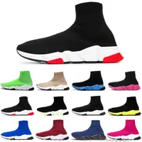 2022 Daha ucuz lüks çorap koşu ayakkabıları erkekler için kadın tasarımcı platform spor ayakkabıları üçlü siyah beyaz kırmızı bej lacivert p jordens jordon jord