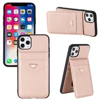 P fashion phone cases for iPhone 14 pro max 14 plus 13 12 mini 11 X XR XS XSMAX back shell with wallet case Lazy Holder Cover