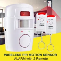 Smart Home Sensor Wireless Motion Alarm Security Detector Indoor Outdoor Alert System With Remote Control For Garage