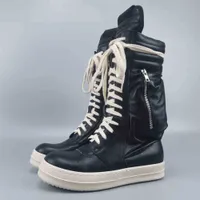 Boots Sports Shoes Male Sneakers High Street Brand High-Top Design Men Casual Ro Owens