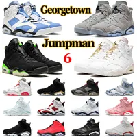 2022 New Top Jumpman 6 6s Mens Basketball Shoes Fashion Designer Shoe trainers UNC Georgetown Gold Hoops Cactus Jack black cat Women Outdoor Sports Sneakers