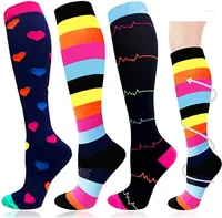 Men&#039;s Socks Men Compression Breathable Travel Activities For Varicose Veins Women Leg Relief Pain