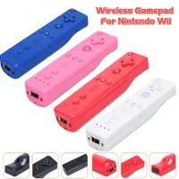 Game Controllers 5 Colors 1pc Wireless Gamepad For Wii Remote Controller Joystick Joypad Nunchuck Hand Curved Handle Accessory