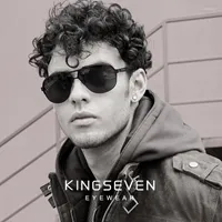 선글라스 Kingseven 2022 디자인 파일럿 남성 빈티지 편광 안경 액세서