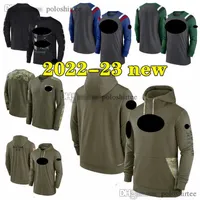 Men's New York''Jets''Football Hoodies Sweatshirt Olive 2022-23 Salute to Service Therma Performance Pullover Football''nfl Hoodie Long sleeve T-Shirt