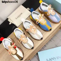 2022 new ins trendy dad lanvins bumper couple forrest gump versatile high thick soled sports shoes for men and women