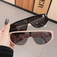 선글라스 패션 원피스 여성 레트로 라운드 금속 스트립 장식 브랜드 디자인 안경 남성 음영 UV400 트렌드 일요일 안경