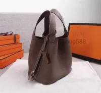 designer large handbags 5a Real leather new shoulder bags bucket bag women shop bag high quality Cross Body with lock picotin handbag bYX