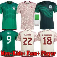 21 22 Mexico Copa america Soccer Jerseys Player Version 2021 camisetas de fútbol Lozano Herrera LAYUN RAUL GUARDADO VELA Tecatito Moreno Football Shirts