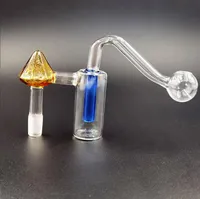 Glass Hookah parts pipes and Accessories Ash Catcher 19mm diffuser with downstem. 19mm 90° CA004