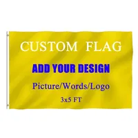 BACETU Custom 3x5 ft Single Side Sinon National Flag for the World Cup Outdoor Personnalisé à l'extérieur Banner Double Couture de camping Signe de jardin avec œillets en laiton