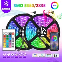 Strips 5M-30M WIFI LED Strip Light RGB DC 12V SMD Ribbon Waterproof Diode Tape Bluetooth Controller Power Adapter For Home