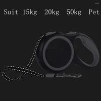 Dog Collars Durable Reflective Pet Leashes For Large Dogs Automatic Extending Traction Rope Retractable Big Walking Leash Leads