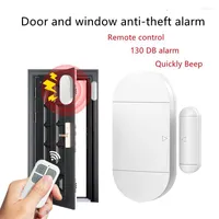 Smart Home Sensor Wireless Door Window Magnetic Open Detectors 130DB Remote Control Security Guard Anti Theft Alarm System Alone