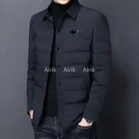 Winter outdoor sports Men's down jackets white duck windproof parker long leather collar cap warm real wolf fur Stylish Bomber Jacket