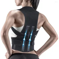 Supporto posteriore postura regolabile Correttore correttore colonna vertebrale traspirante Belva della clavicola Home Office Sport Neck Brace Health