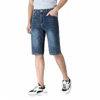 men's Jeans Summer Denim Shorts Male Casual High Quality Men Jean Bermuda Elastic Brand Clothes 82Fj#