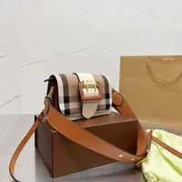 Crossbody Bag Women BR Handbags Removable Shoulder Strap Flap Messenger Bags Buckle Genuine Leather Handbag Purse Small Wallets OTRX