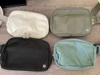 Luxurys Designers Sac partout des sacs de taille de ceinture lulu