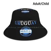 Berets Uruguay Flag T-Shirt Original Product Bucket Hat Sun Cap Montevideo Charruas I Love Funny Day