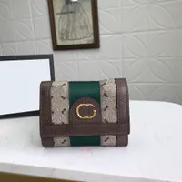 Vintage deri renkli çizgili cüzdanlar fermuarlı çantalı çanta unisex küçük taşınabilir kart tutucu kutu