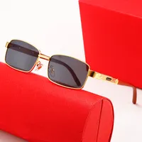 Solglas￶gon m￤n glasmiljon￤rer solglas￶gon mode glas￶gon designer skuggor sonnenbrille svarta linser goggle tillbaka -formad n￥ldesign solglas￶gon