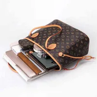 Shoulder Bags And Purse Sets For Women Luxury Tote Mahjong Leather Designer Big Shopper Shopping Fashion Retro Handbags 211103231a